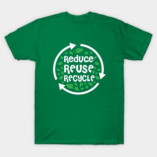 Reduce Reuse Recycle | World Environment Day T-Shirt